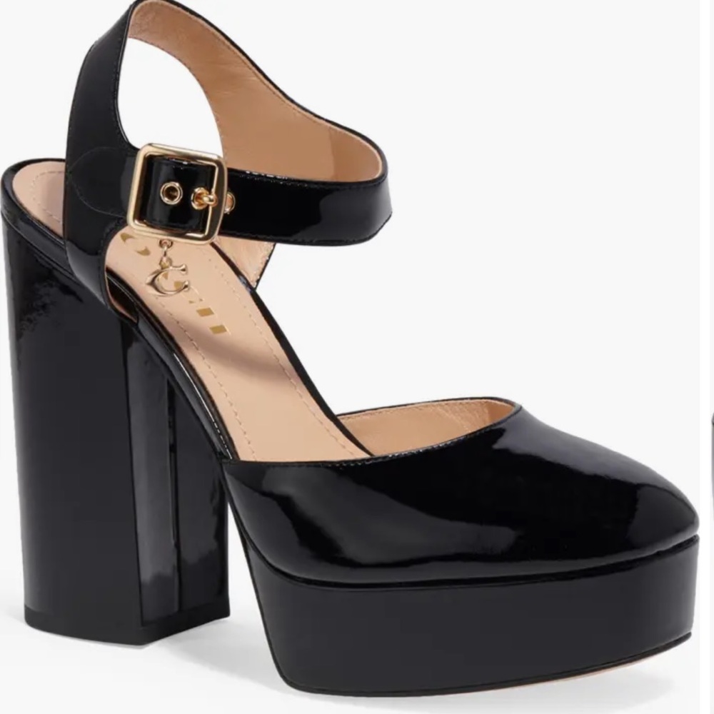 Coach Isabella Ankle Strap Platform Heel